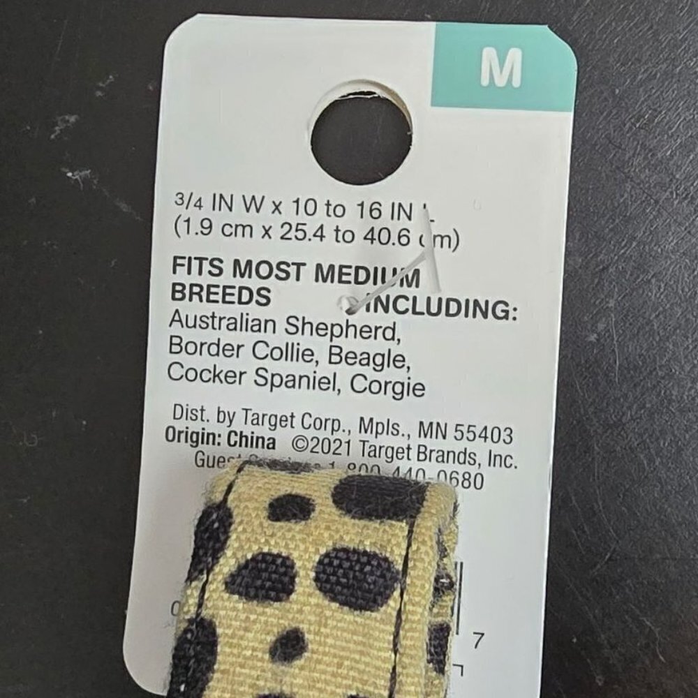 Animal Print with Buckle Branding Dog Collar | Boots & Barkley | Medium - Picture 8 of 10